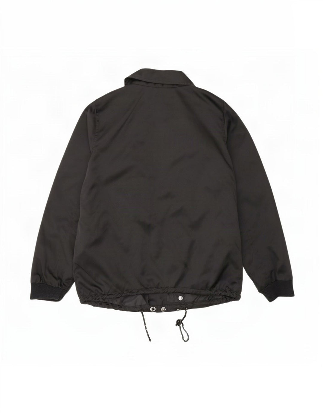 Hollister Chaqueta Bomber para Mujer UK 46 Grande Poliéster Negro