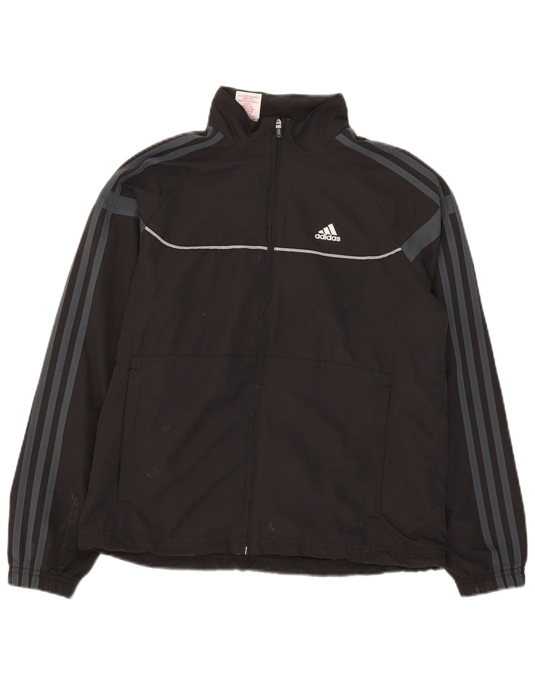 Adidas Chicos Climalite Chándal Top Chaqueta 13-14 Años Gris Poliéster