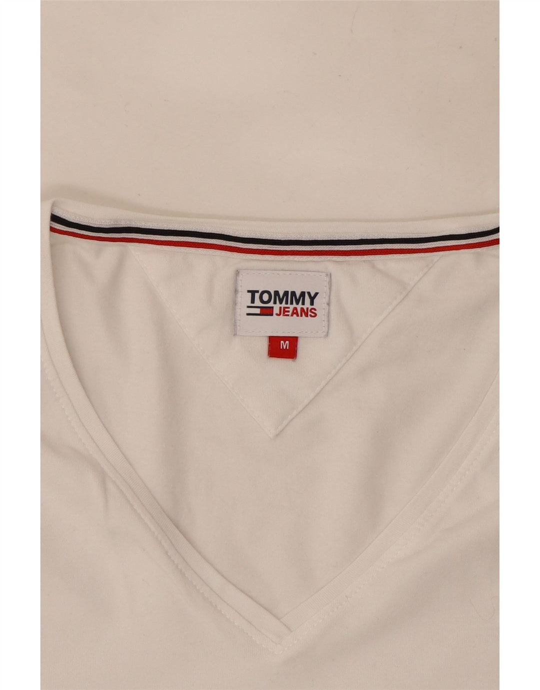 Tommy Hilfiger Camiseta para mujer Top UK 12 Medium White