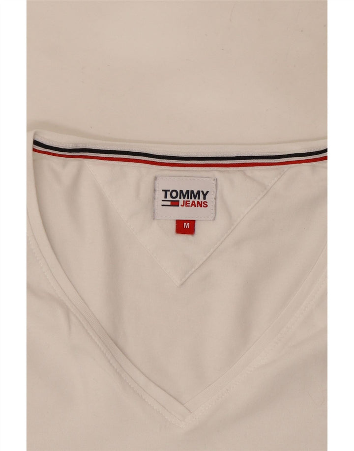Tommy Hilfiger Camiseta para mujer Top UK 12 Medium White