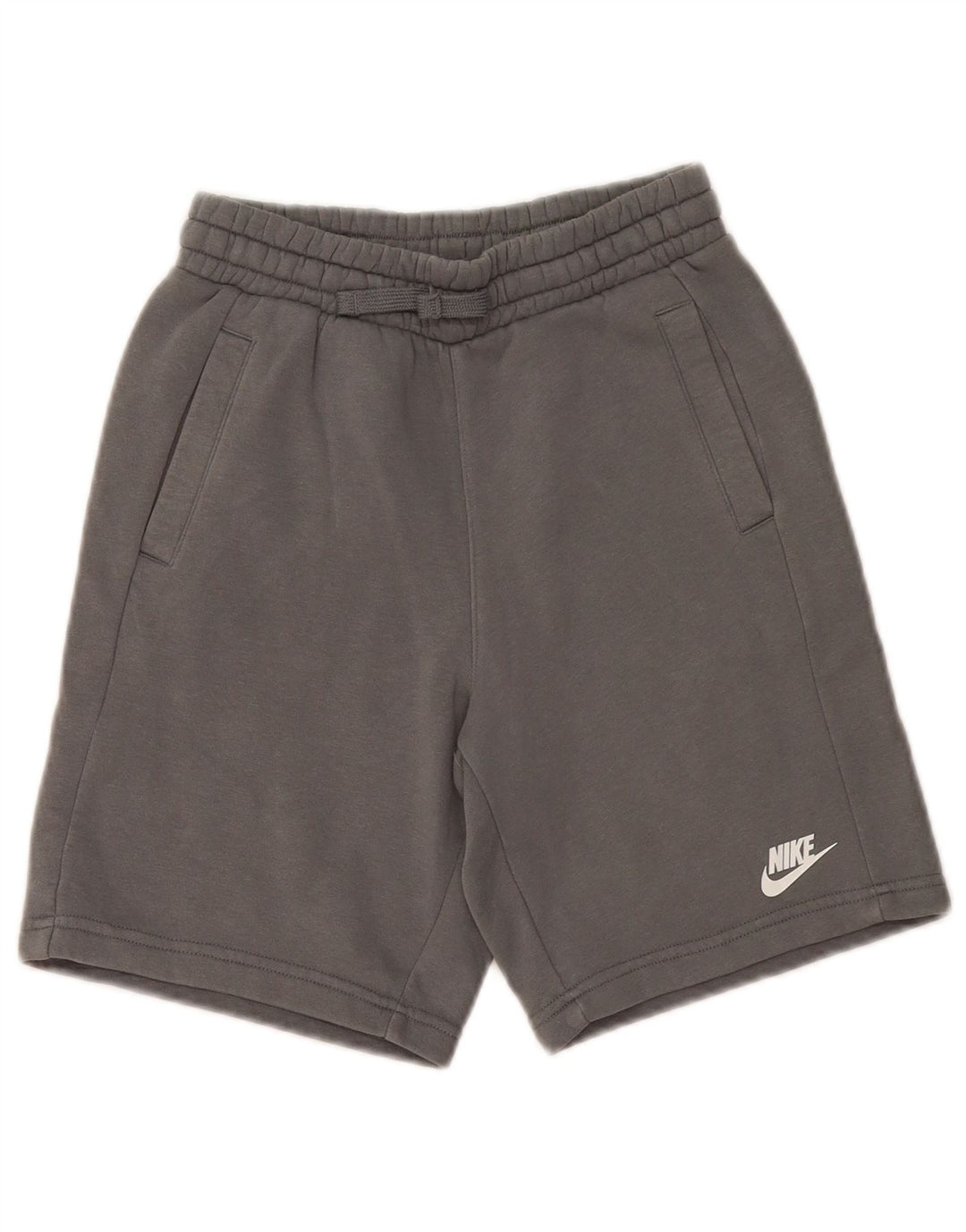 NIKE Pantalones cortos deportivos para niños 10-11 años Algodón gris medio