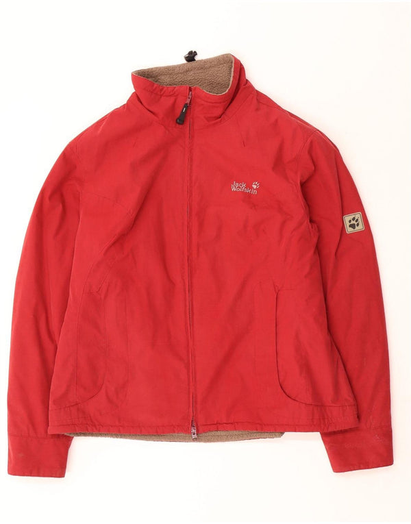 Chaqueta Cortavientos Mujer Jack Wolfskin ES 40/40 XL Poliéster Rojo