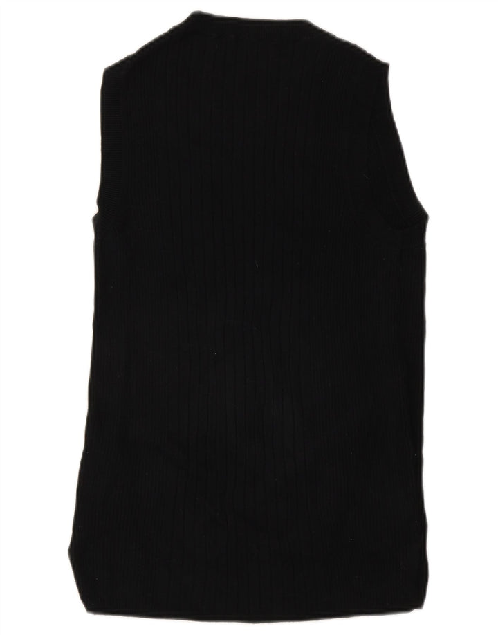 Marks & Spencer Top sin mangas para mujer UK 44 Viscosa negra mediana