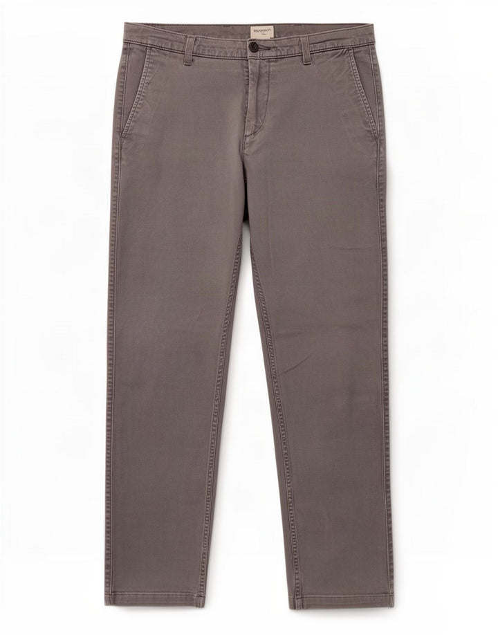 Dockers Pantalón chino ajustado para hombre W32 L29 Algodón gris