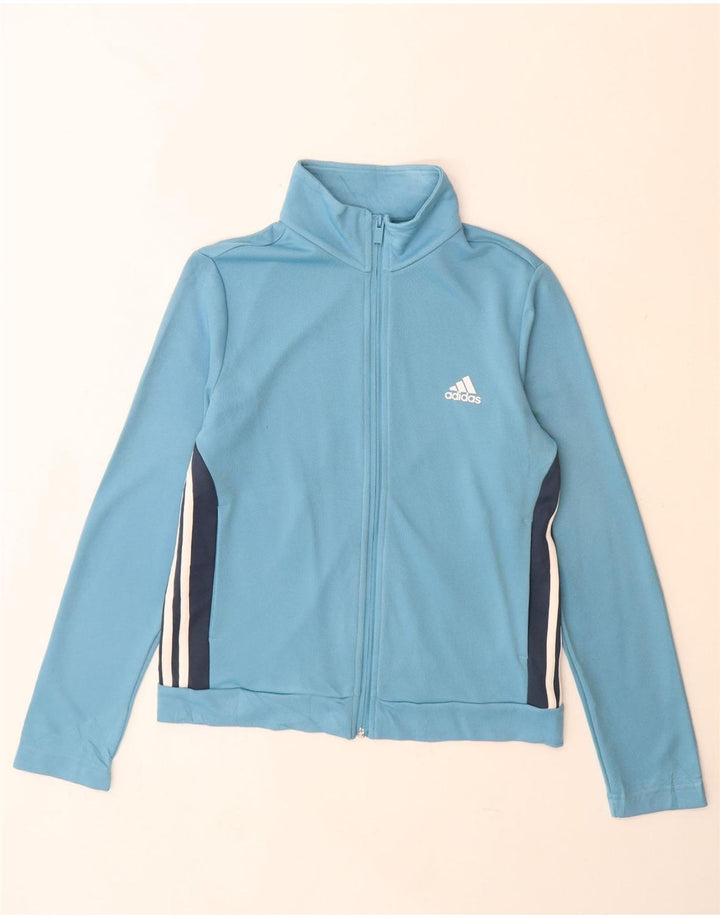 Adidas - Chaqueta de chándal para mujer, talla 40, talla grande, color azul