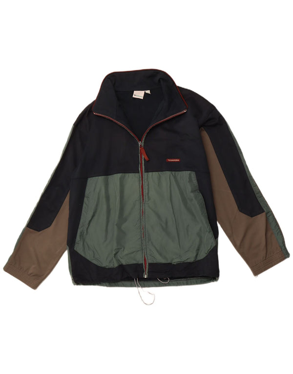 DIADORA Chaqueta de chándal para hombre, talla 42, talla grande, multicolor, color block