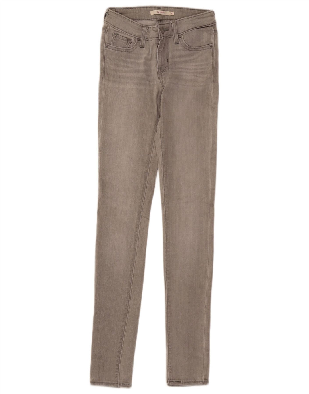 Levi's Vaqueros pitillo 711 para mujer W23 L32 Algodón gris