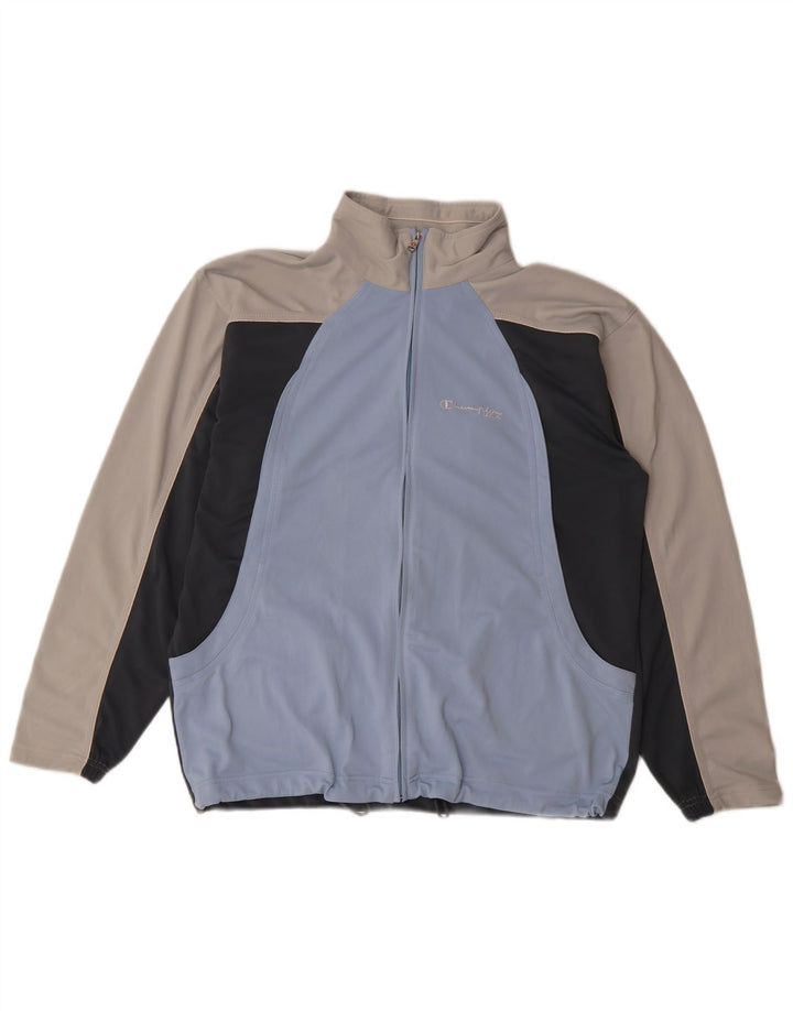 Champion Chándal Completo Para Hombre Poliéster Color Block Negro Mediano
