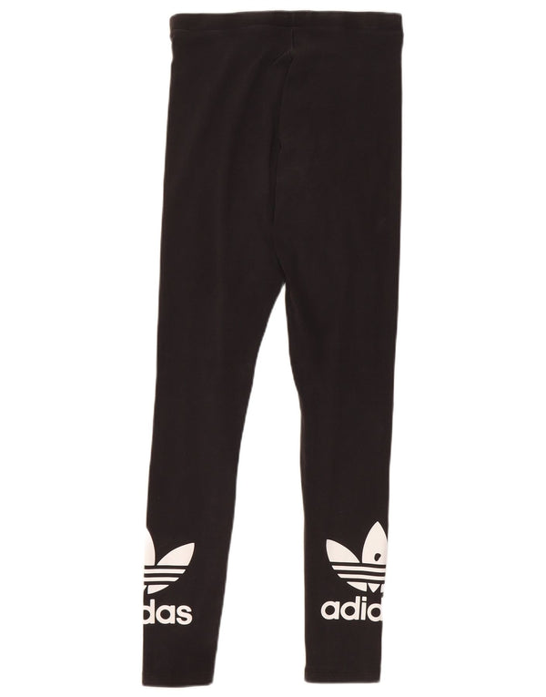 Adidas Leggings gráficos para mujer UK 6 XS Algodón negro