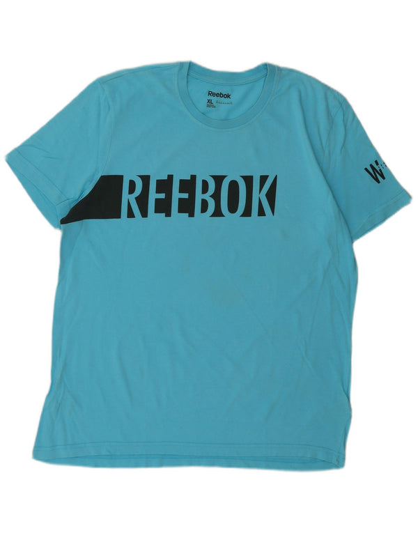 REEBOK Camiseta gráfica para hombre Top XL Azul
