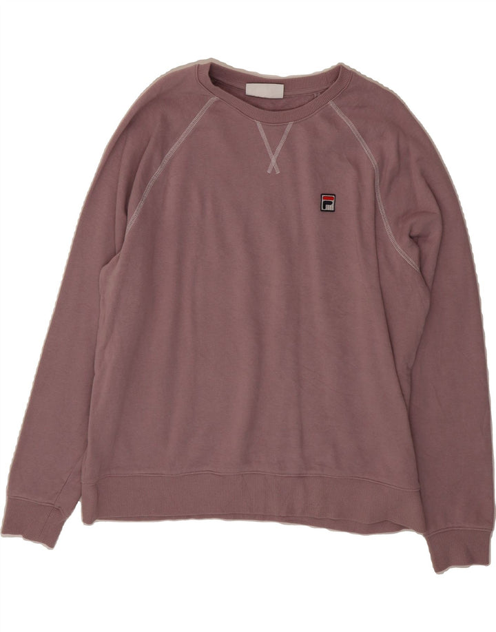 FILA Womens Sweatshirt Jumper IT 52/54 2XL Purple Vintage Fila and Second-Hand Fila from Messina Hembry 