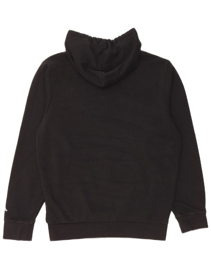 Kappa Mujer Graphic Sudadera Con Capucha Jumper Medium Negro Algodón