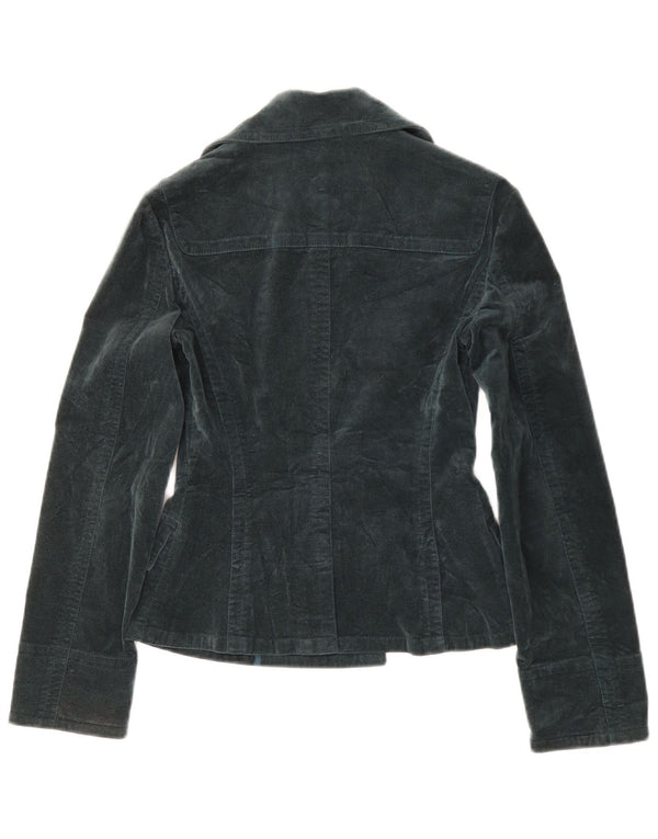 Chaqueta tipo blazer con doble botonadura para mujer Jigsaw EU 32 2XS Algodón gris