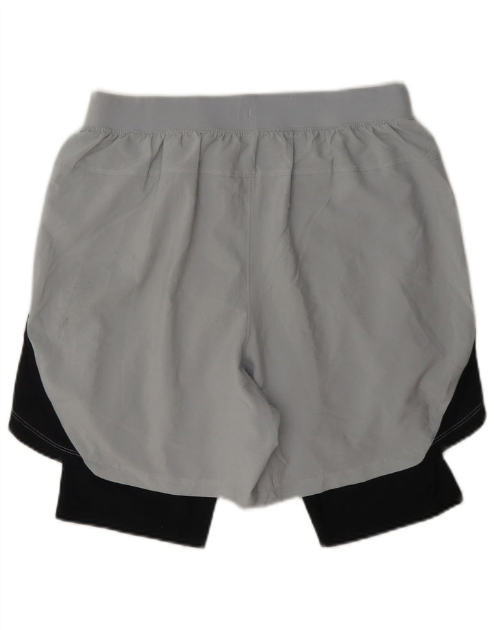 Under Armour Pantalones cortos deportivos para hombre en color gris medio