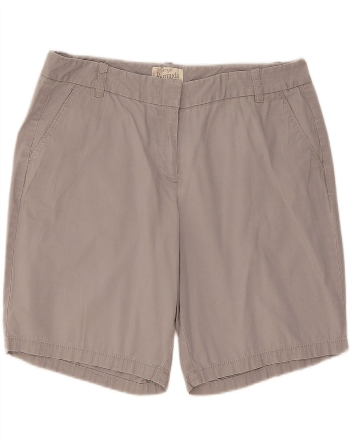J. CREW Womens Chino Shorts W32 Large   Grey Vintage J. Crew and Second-Hand J. Crew from Messina Hembry 