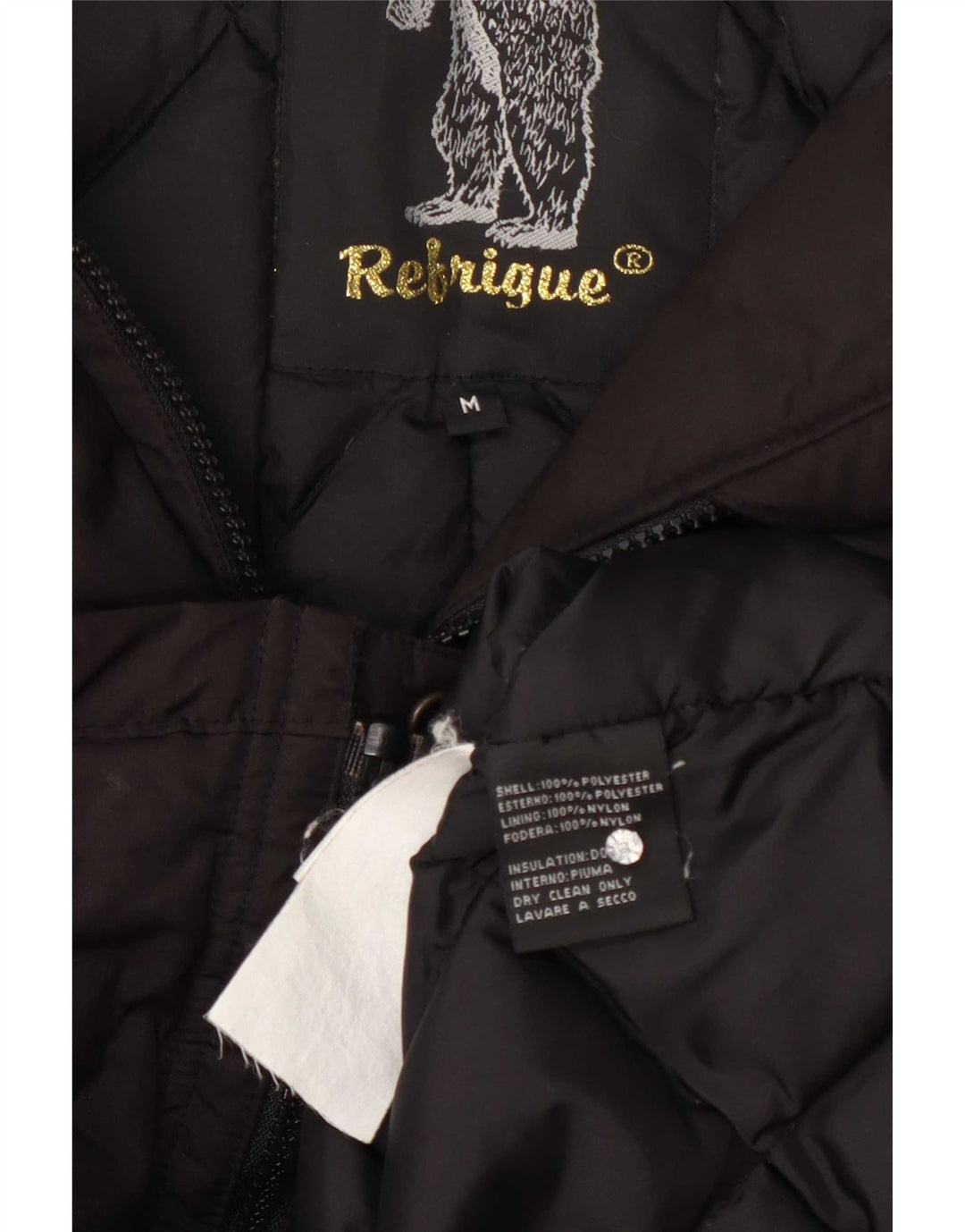 Refrigue Parka con capucha para mujer UK 40 Poliéster gris medio