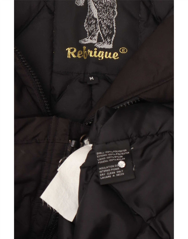 Refrigue Parka con capucha para mujer UK 40 Poliéster gris medio