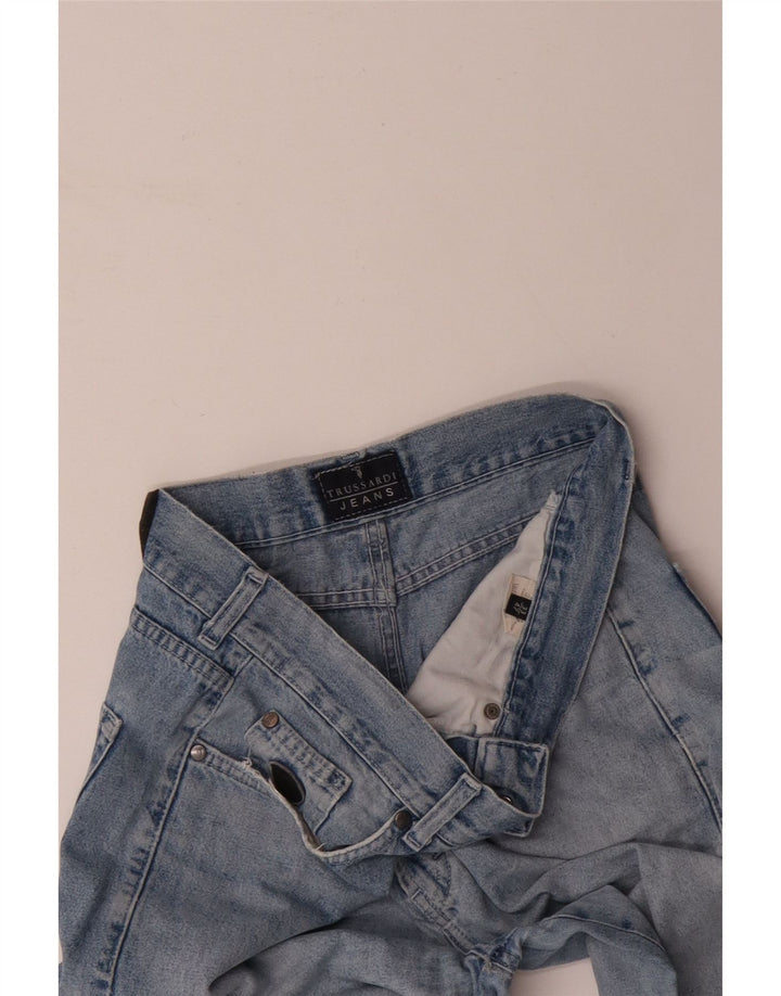 TRUSSARDI Vaqueros cónicos para hombre W33 L28 Azul