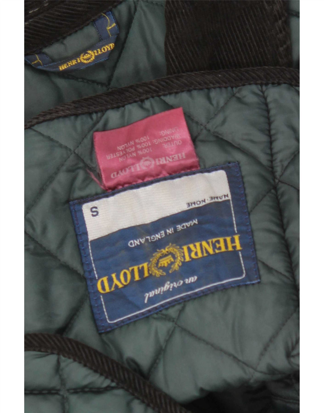 Henri Lloyd Chaqueta acolchada para hombre UK 36 Small Green Nylon