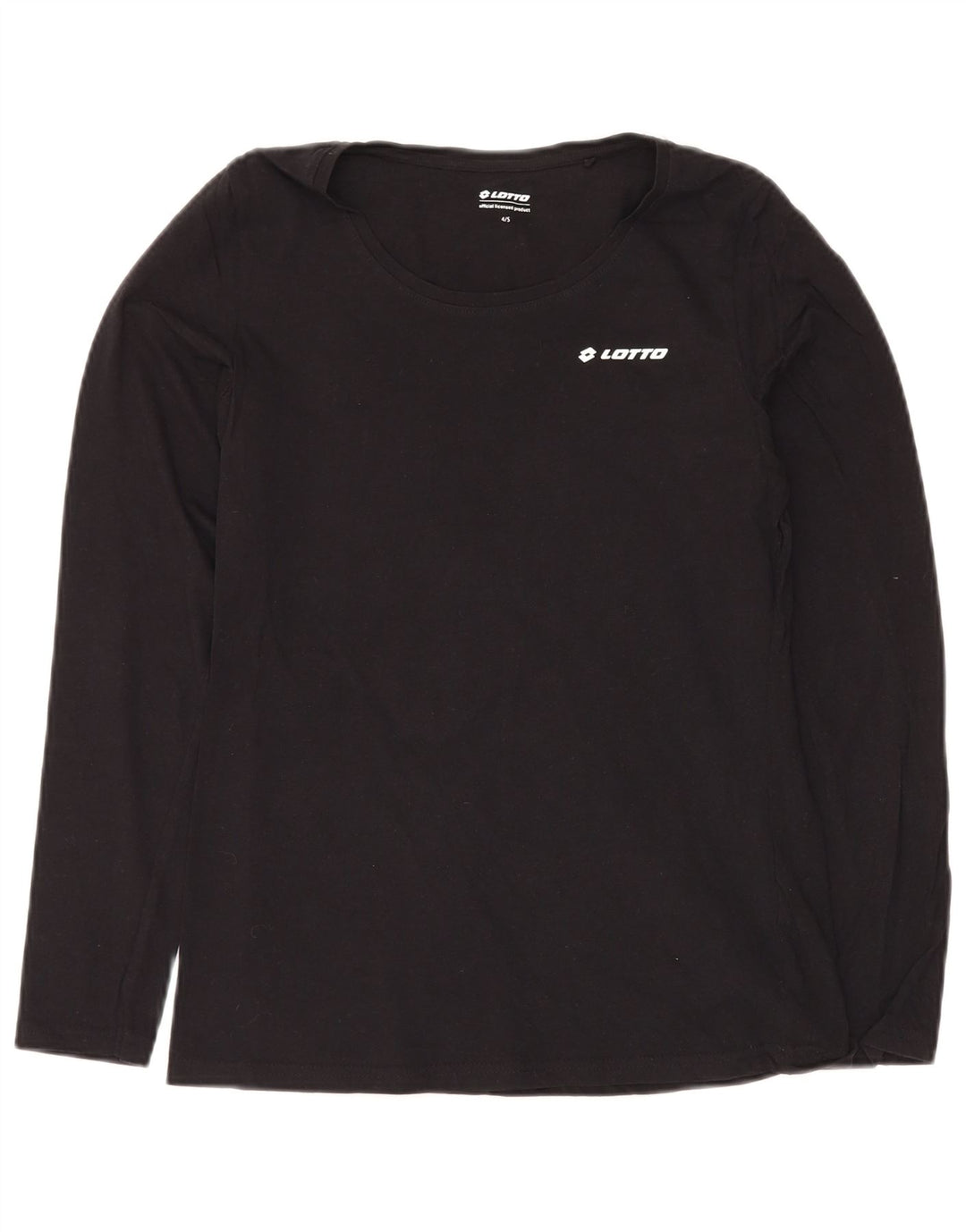 LOTTO Top Mujer Manga Larga UK 10 Small Algodón Negro