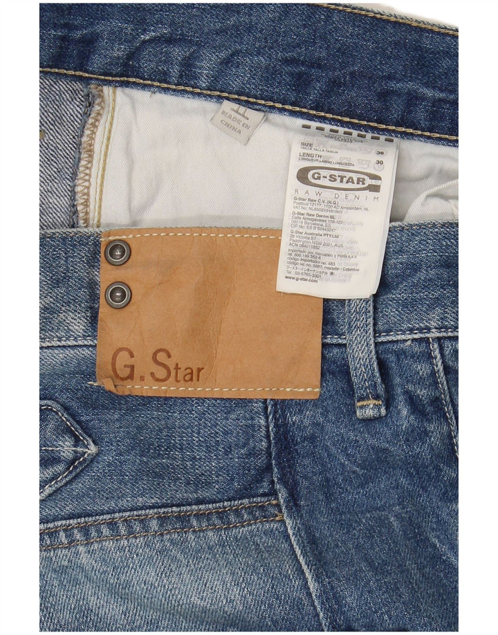 Vaqueros rectos para hombre G-STAR W36 L30 Algodón azul