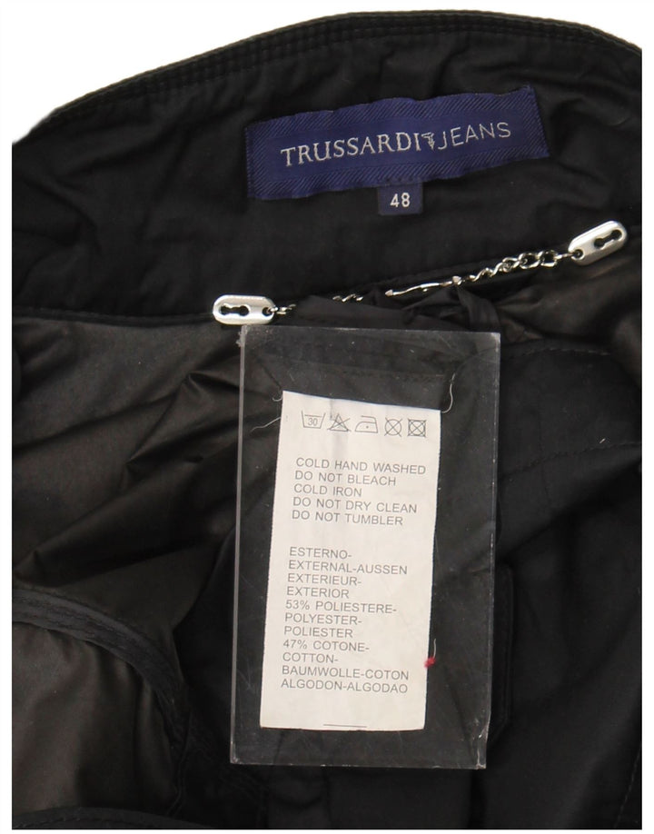 Chaqueta Militar Mujer Trussardi Jeans IT 48 XL Poliéster Negro