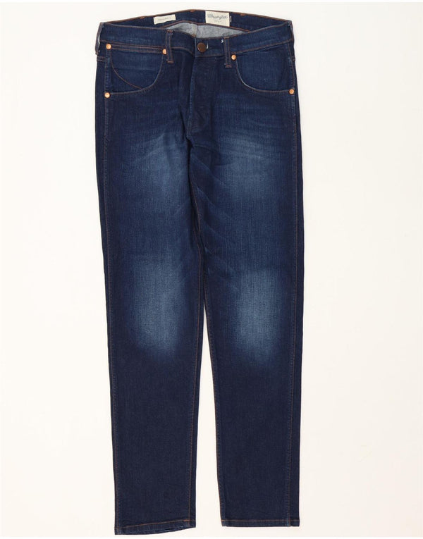 Wrangler Mens Colton Slim Jeans W31 L34 Algodón Azul Marino