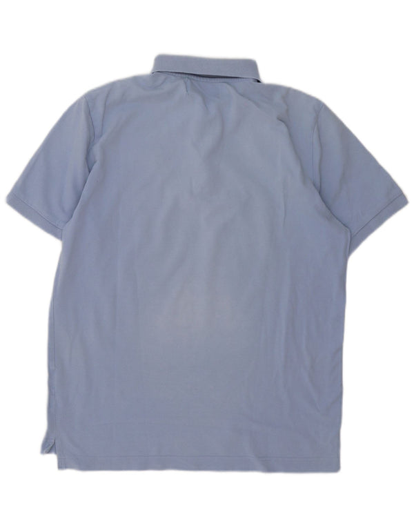 Kappa Mens Polo Shirt Medium Blue Cotton