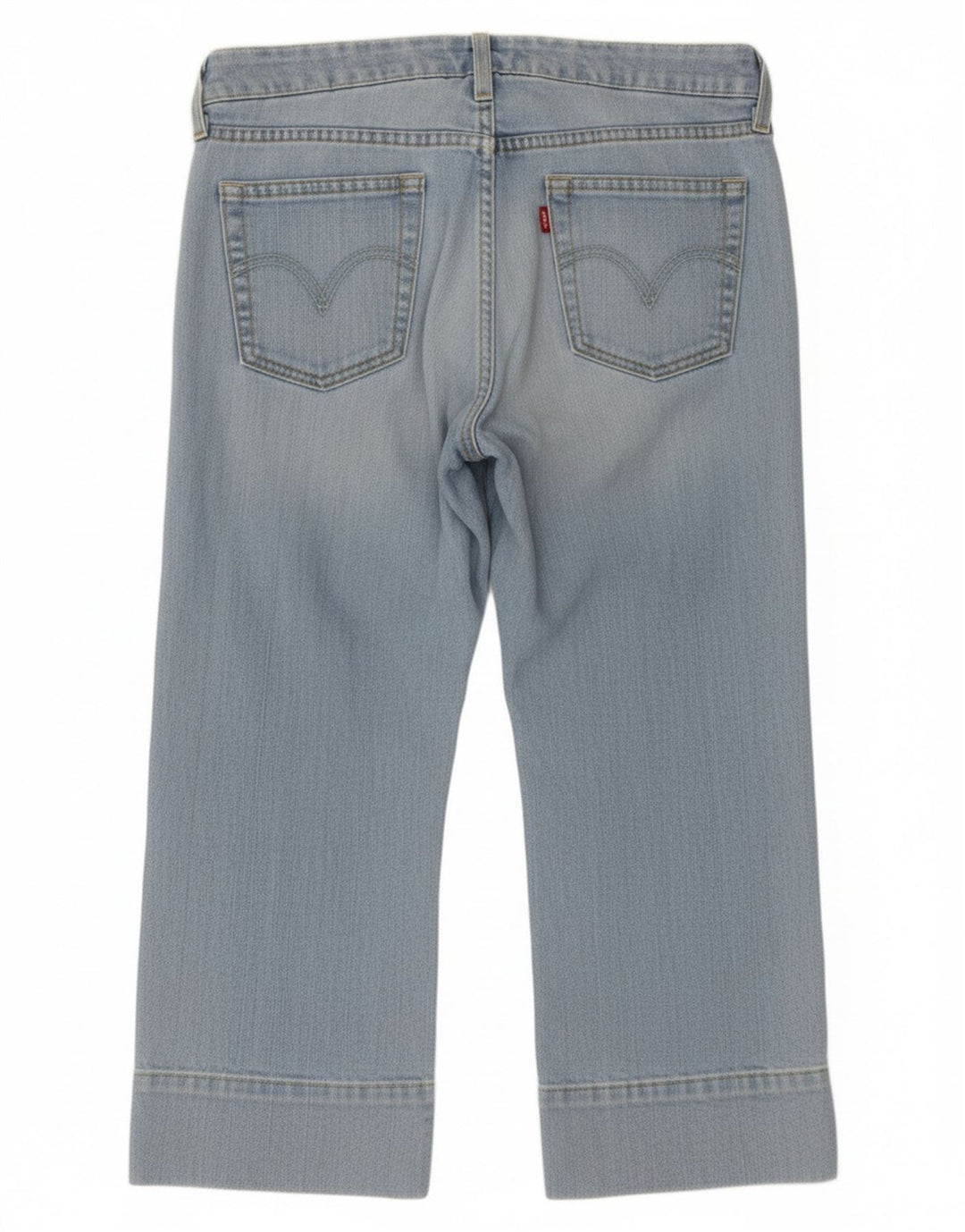 Levi's Bermudas vaqueras para mujer US 9 Medium W32 Blue Ramie
