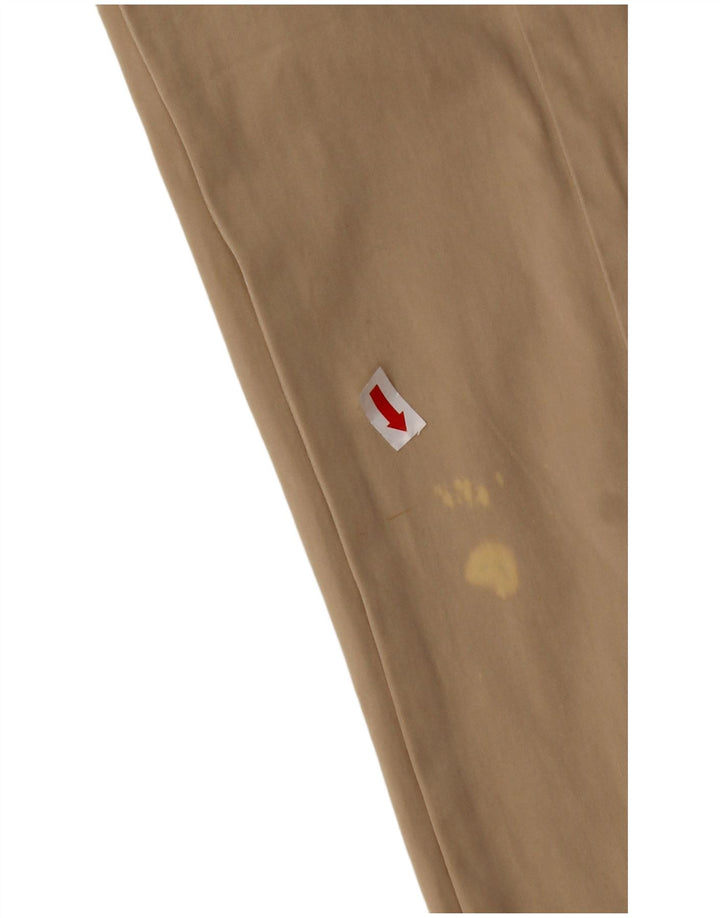 TRUSSARDI Pantalones informales rectos para mujer IT 42 Medium W28 L27 Beige