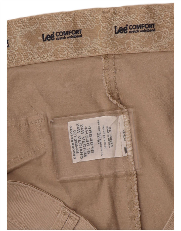 Lee - Pantalones casuales para mujer, ajuste cómodo, talla 24, 4XL, W48, L30, algodón beige