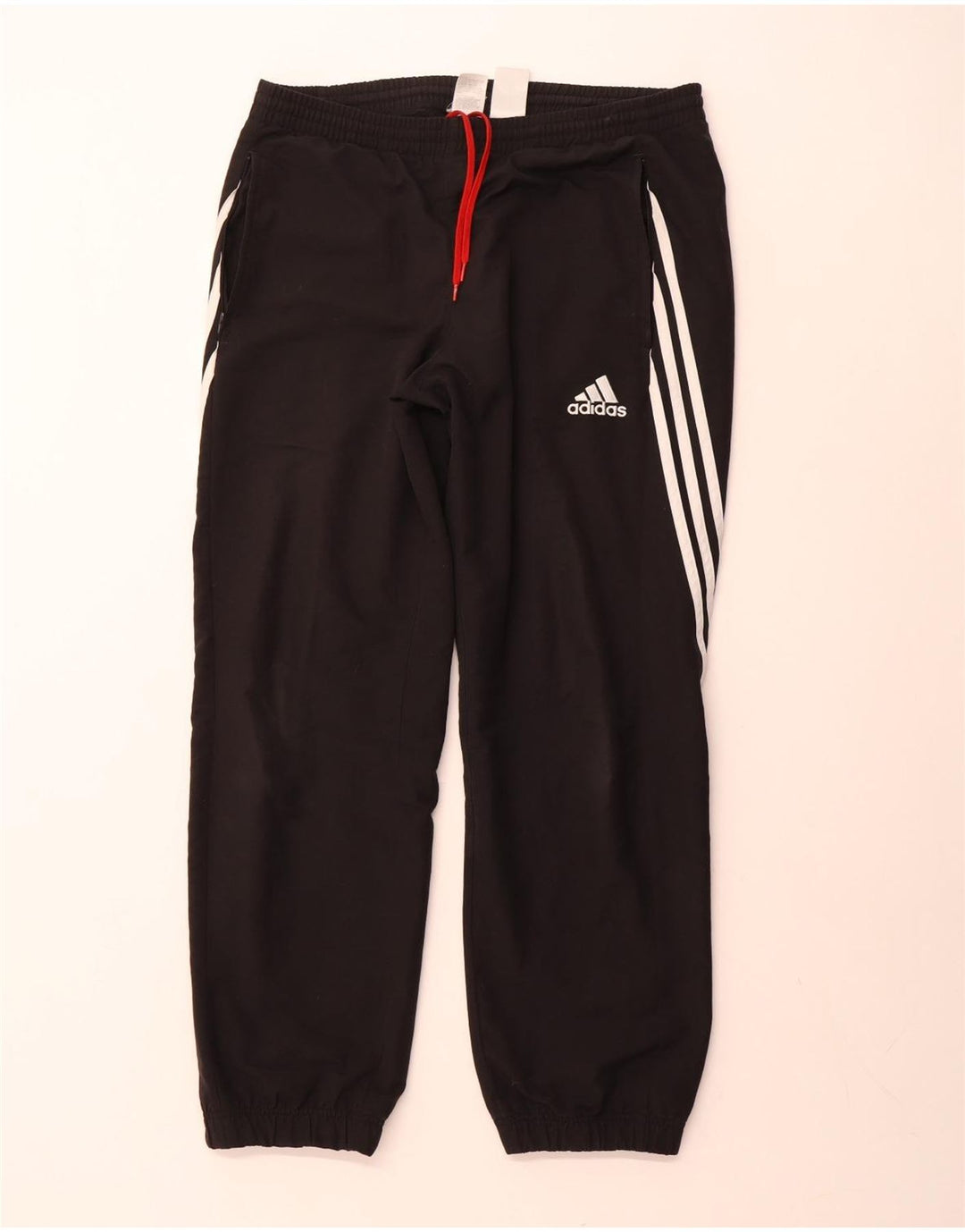 Adidas Hombre Pantalones De Chándal Joggers Medium Negro Poliéster