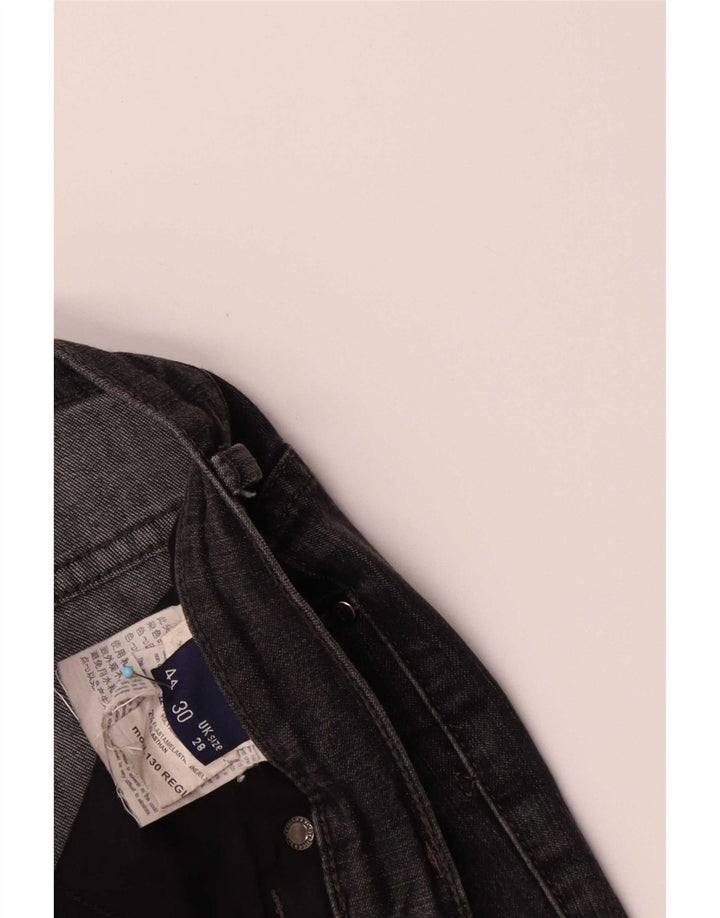 Vaqueros Trussardi Mujer Rectos W28 L28 Negro Algodón