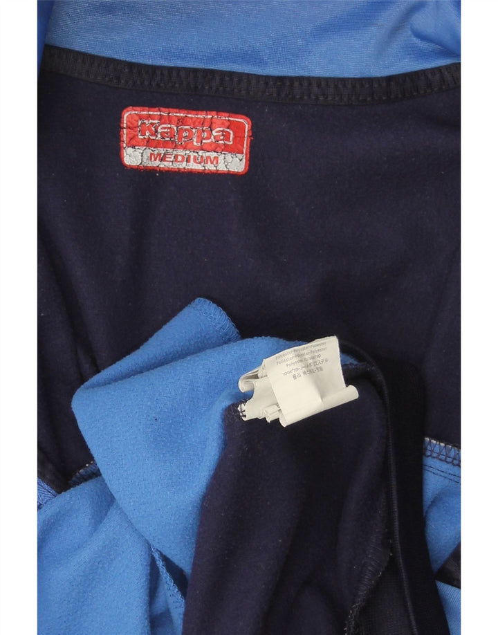 KAPPA Hombre Chándal Top Chaqueta Mediana Azul Marino Colorblock Poliéster