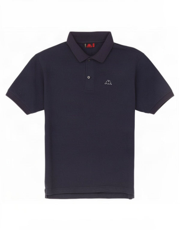 Polo Kappa Hombre Algodón Azul Marino Mediano