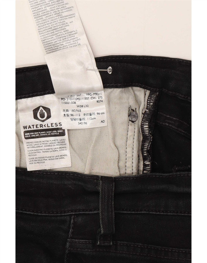Levi's Mens 511 pantalones cortos de mezclilla W38 XL algodón negro