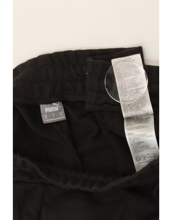 PUMA Womens Sport Shorts UK 12 Medium  Black Cotton Vintage Puma and Second-Hand Puma from Messina Hembry 
