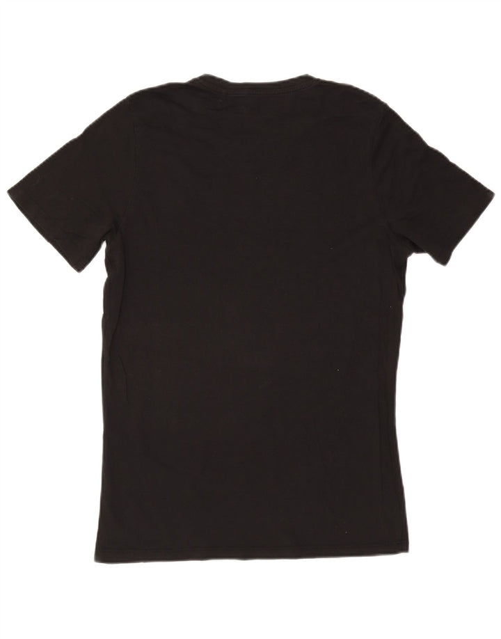 Jack & Jones Hombre Camiseta Gráfica Top Medium Black