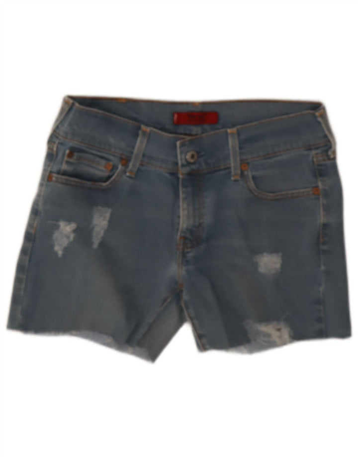 Levi's Mujer 559 Pantalones Cortos De Mezclilla Desgastados W32 Algodón Azul Grande