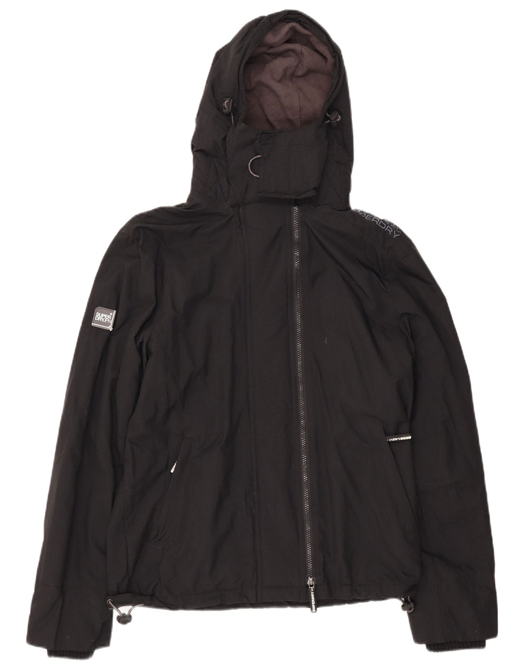 SUPERDRY Chaqueta cortavientos con gráfico Windcheater para hombre UK 38 Medium Black