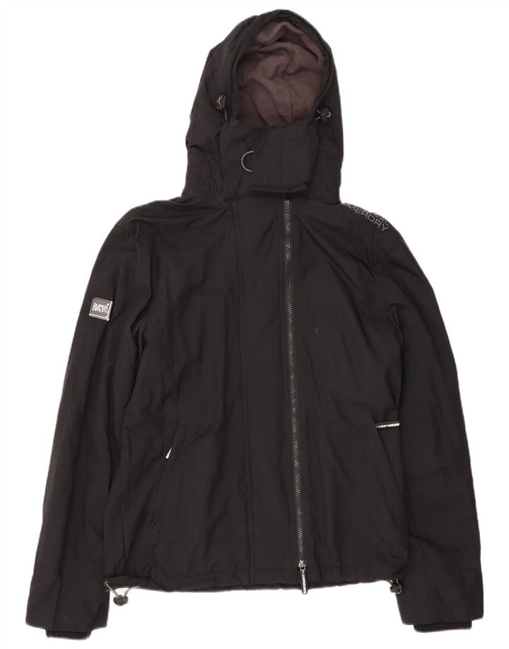SUPERDRY Chaqueta cortavientos con gráfico Windcheater para hombre UK 38 Medium Black