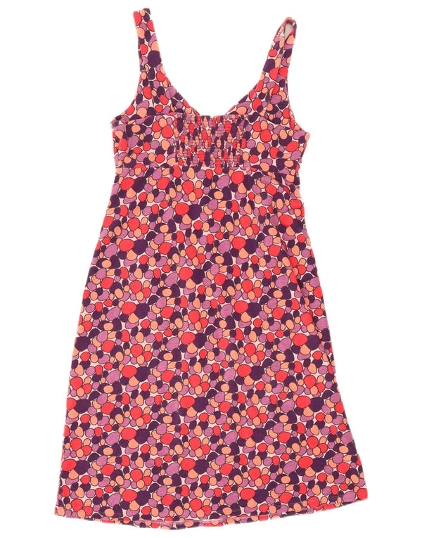 Boden Vestido acampanado sin mangas para mujer UK 40 Mediano Multicolor Floral