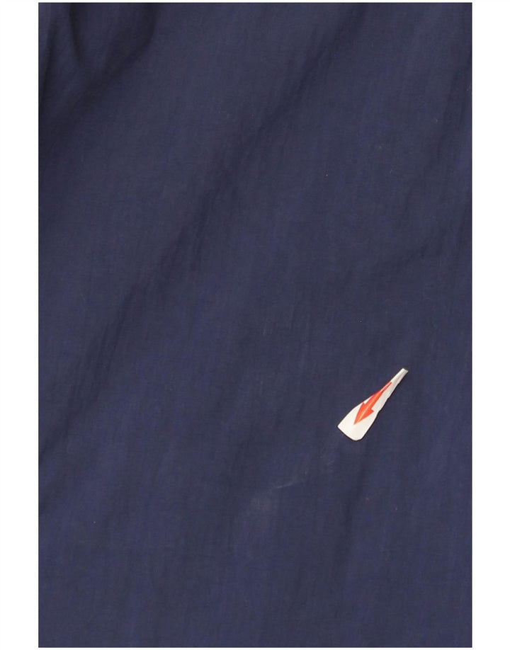 Reebok - Chaqueta de chándal para hombre, talla grande, nailon color azul marino