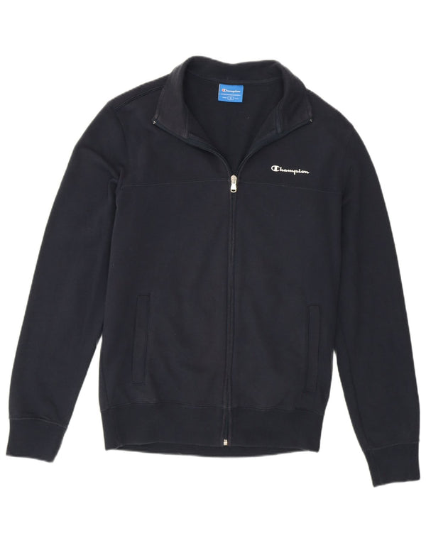 Champion Chándal para hombre Top Jacket Small Azul marino Algodón