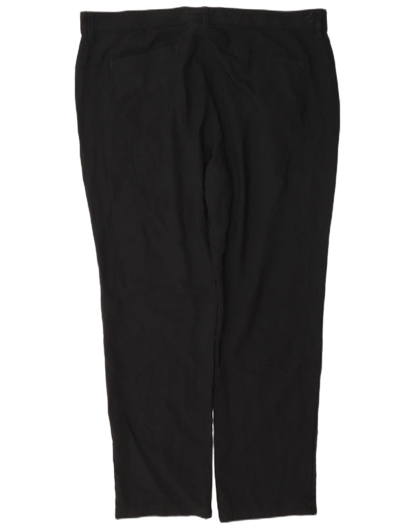 Pantalón chino recto Adidas para hombre W40 L32 Poliéster negro