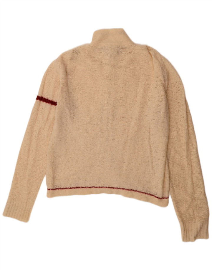 Murphy & Nye Suéter tipo cárdigan para hombre XL Blanco roto