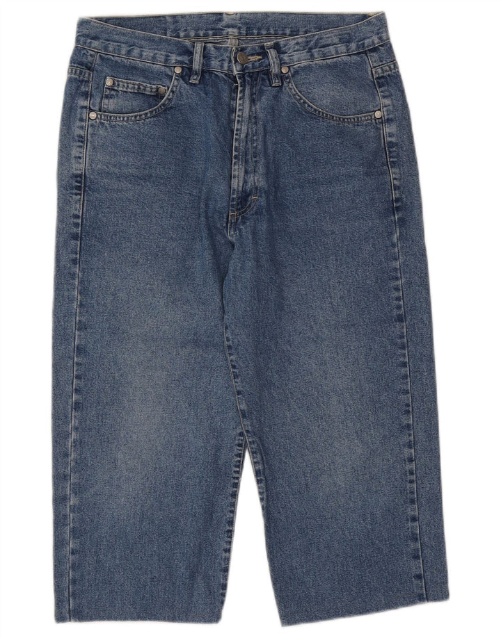 BELFE & BELFE Bermudas vaqueras para hombre W32 Azul medio