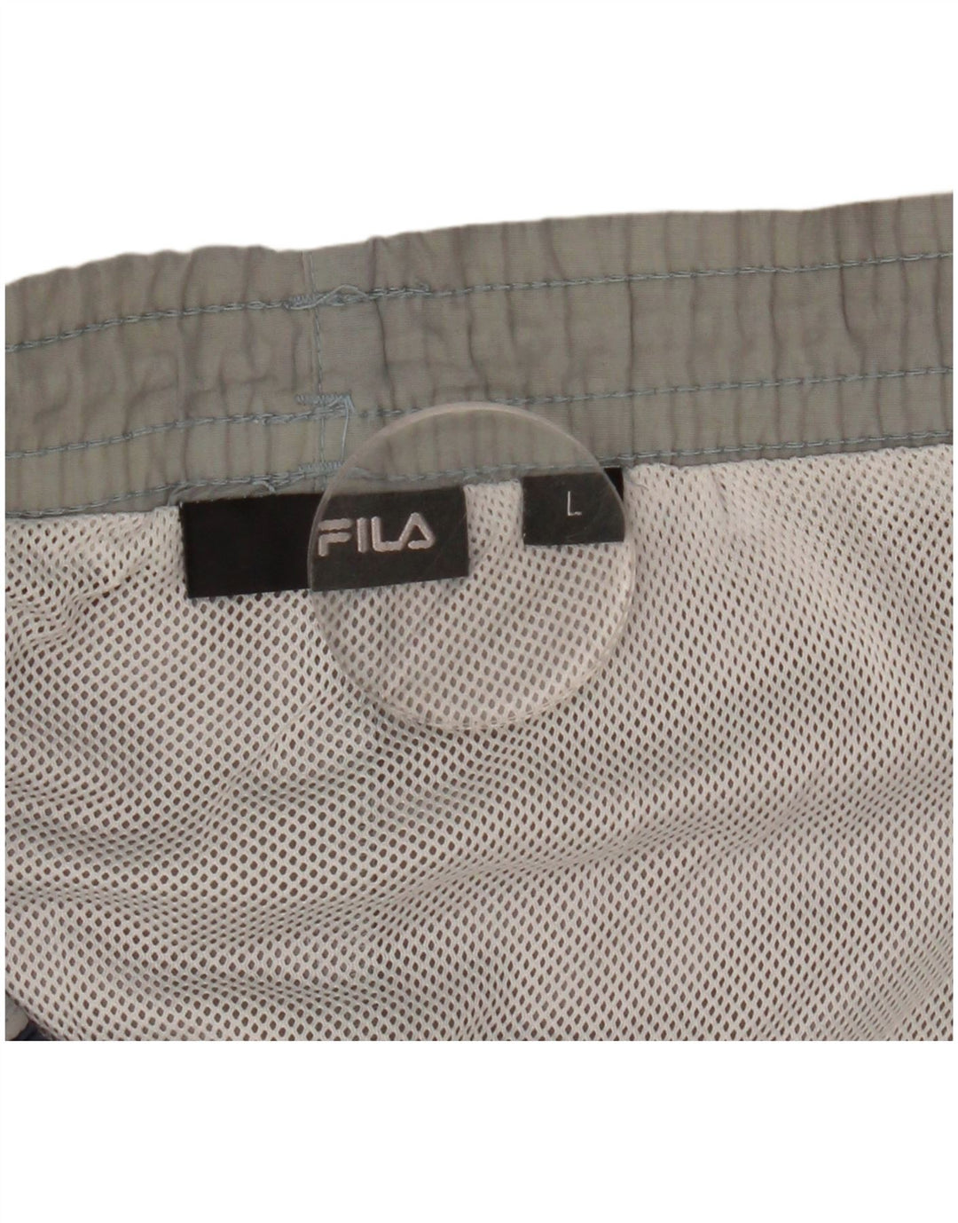 Fila Mens Graphic Sport Shorts Grande Gris Colorblock