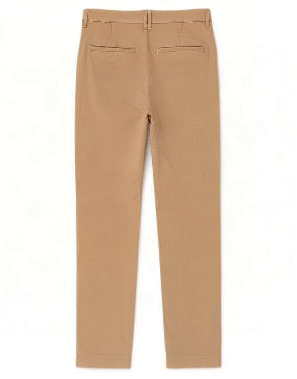 Marks & Spencer Pantalones chinos ajustados para mujer UK 12 Medium W30 L27 Beige