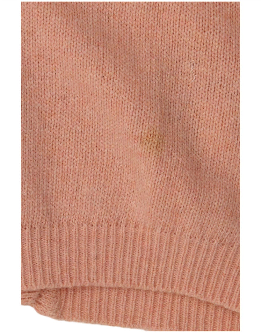 VINTAGE suéter cárdigan para mujer Reino Unido 16 lana floral rosa grande